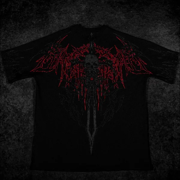 Bone Splitter Oversized T shirt NIGHTMARE 1.webp