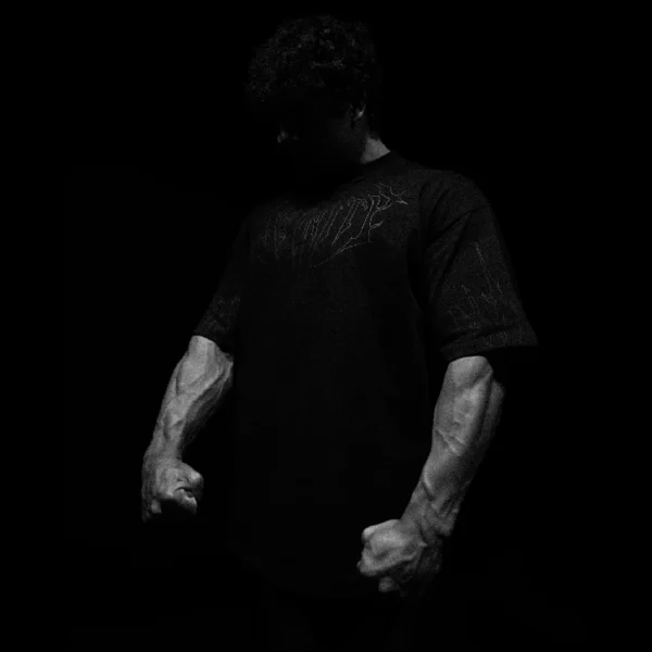 Breathedivinity Bone Splitter Oversized T shirt MOONLIGHT BLUE 1.webp