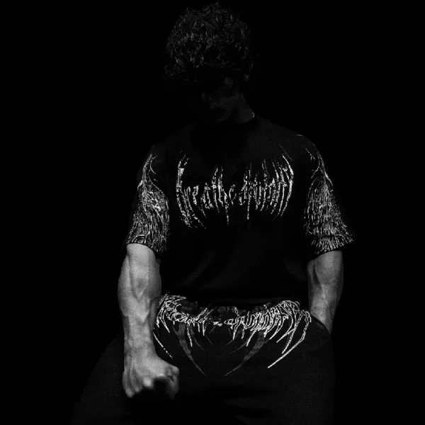 Breathedivinity Hellfire Oversized T Shirt VOID BLACK 3.webp